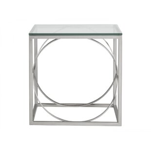 ARTISTICA HOME Metal Designs Ellipse Rectangular End Table