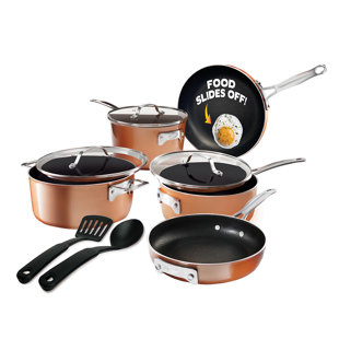 Gotham Steel 10 Piece Aluminum Non Stick Cookware Set