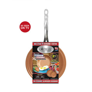 Gotham Steel Aluminum Non-Stick 2 Piece Frying Pan Set
