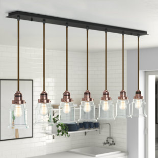 ZIPCODE DESIGN™ Cecil 7 - Light Kitchen Island Pendant