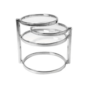 LEITMOTIV Double Swivel Mini Side Table