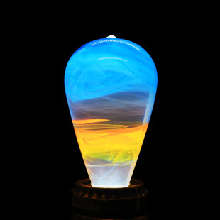 EP DESIGNLAB LLC 1 Watt Equivalent ST64 E26/Medium (Standard) 6000K LED Bulb