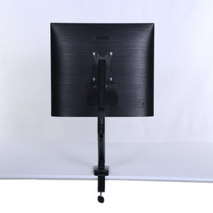 Apexdesk Height Adjustable Universal Single Monitor Arm Desk – Vesa Mount With C Clamp & Mounting Base – For Screen Up To 32 Inch – Holds Up To 20 Lbs.