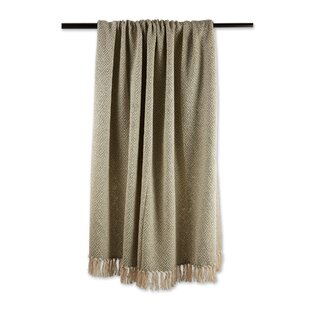 DESIGN IMPORTS Hand Woven Throw Blanket