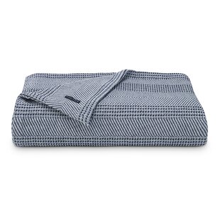 Nautica Chevron Stripe Cotton Blanket