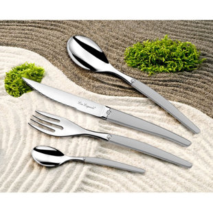 Amefa USA Corp Lou Laguiole Stainless Steel Flatware Set - Service for 6