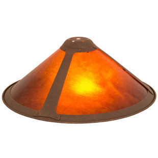 MEYDA LIGHTING 6.5'' H x 17'' W Mica Empire Lamp Shade