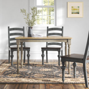 THREE POSTS™ Dannie Solid Wood Dining Table