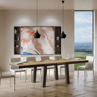 ITAMOBY Extendable Table Bridge Evolution with Anthracite Structure