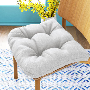 WILDON HOME® Azilal Non-Slip Large Seat Cushions, 17 X 17 Inches (Set of 2)