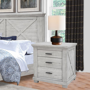 COTTAGE CREEK Crossing Lakes 3 Drawer Nightstand