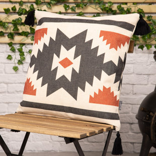 BEAN BAG BAZAAR Außen-Dekokissen Geometric (Set besteht aus 2)