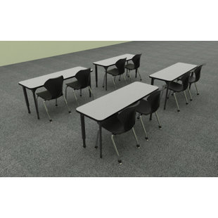 MARCO GROUP INC. Apex Series Manufactured Wood 30'' h x 20'' w Adjustable Classroom Desk & Chair Package