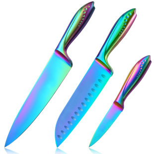 WELLSTAR 3 Piece Stainless Steel Assorted Knife Set