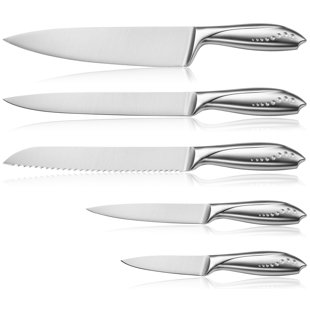 WELLSTAR 5 Piece Stainless Steel Assorted Knife Set