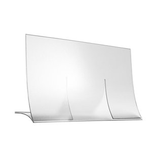 VKF RENZEL USA CORP. Pack of 5 Clear Sign Stands, Slanted Sign Holder, Landscape (Set of 5)