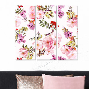 MAISON ALOUETTE 3 Piece Wrapped Canvas on