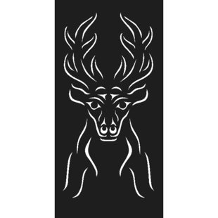 CORE LANDSCAPE PRODUCTS Stag Decorative Privacy Screen PVC 2' x 4'