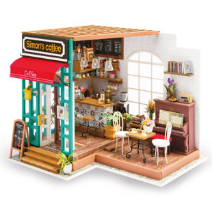 FLASH POPUP DIY 3D House Puzzle - Simon's Coffee Shop 203pcs