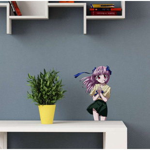 STICKALZ Anime Teen Girl Wall Decal, Anime Teen Girl Wall Sticker, Anime Teen Girl Wall Decor