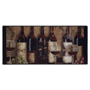 BRUMLOW MILLS Wine Boutique Burgundy Area Rug
