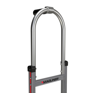 MAGLINE, INC. Magliner 301004 Aluminum Single Grip Hand Truck Handle, 20" Length, 15" Height, 14" Width
