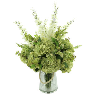 CREATIVE DISPLAYS, INC. Polysilk Arrangement in Vase