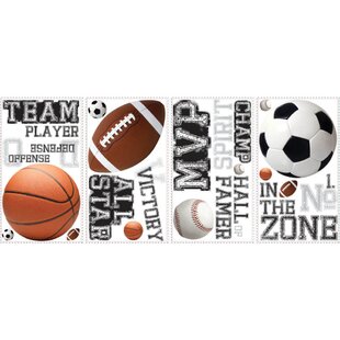 WALLHOGS Sports Non-Wall Damaging Wall Decal