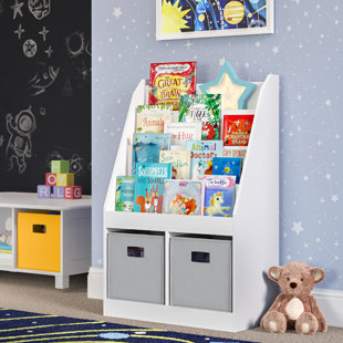 ANDOVER MILLS™ BABY & KIDS Kids Bookrack with Two Cubbies