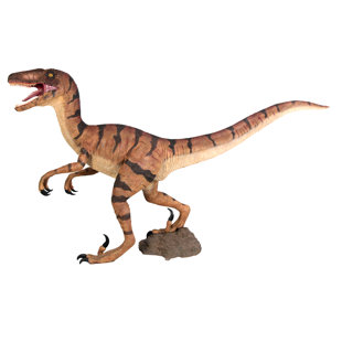 DESIGN TOSCANO Velociraptor, Jurassic - Sized Dinosaur Statue