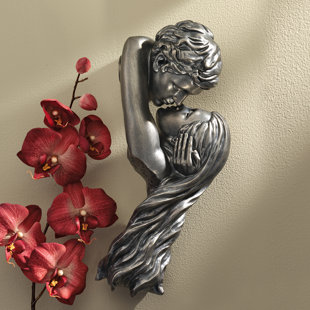 DESIGN TOSCANO Handmade Modern People Wall Decor on Polyresin
