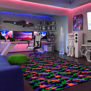 JOY CARPETS Nylon Geometric Rug