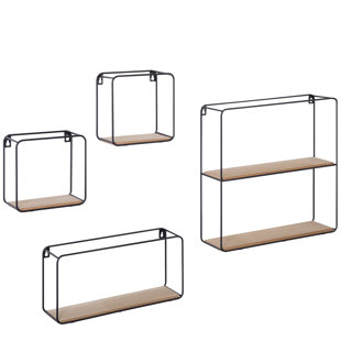 HYKKON 4-tlg. Wandregal-Set Sullivan (Set besteht aus 4)