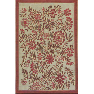 MAD MATS Wildflower Cranberry Rug
