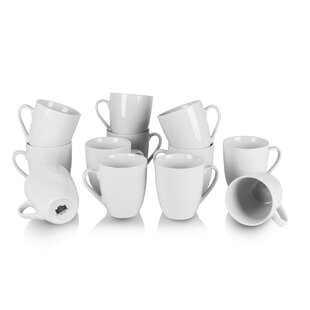 TEN STRAWBERRY STREET Catering Packs Round Mugs (Set of 12)