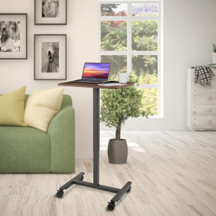 SEVILLE CLASSICS AIRLIFT® airLIFT 24.4'' W Rolling Desk or Stand with Wheels