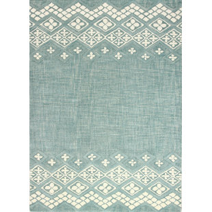 DARYA HOME Wool Geometric Rug