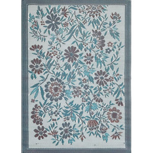 MAD MATS Hand Hooked Floral Rug