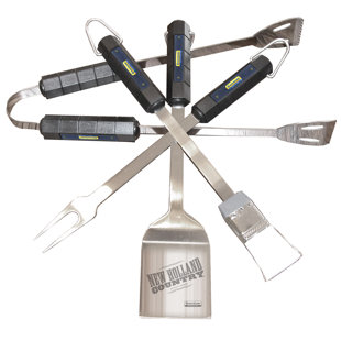 MOTORHEAD PRODUCTS New Holland Dishwasher Safe Grilling Tool Set