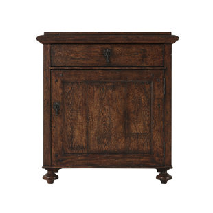 THEODORE ALEXANDER Althorp - Victory Oak 1 - Drawer Nightstand in Brown