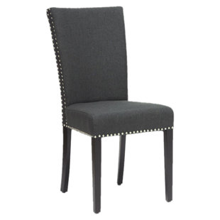 WHOLESALE INTERIORS Linen Solid Back Dining Chair (Set of 2)