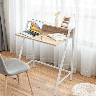 COSTWAY Goplus Metal Base Writing Desk