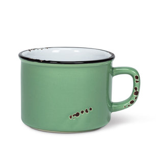MDR TRADING INC. Enamel Look Cappuccino Mug (Set of 6)