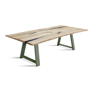 VVR HOMES Ruban-AL Solid Wood Dining Table
