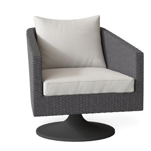 BERNHARDT Newport Swivel Patio Chair with Cushions