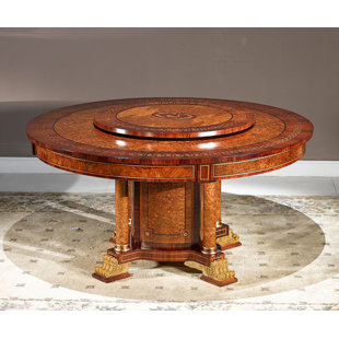 INFINITY FURNITURE IMPORT Round Solid Wood Dining Table