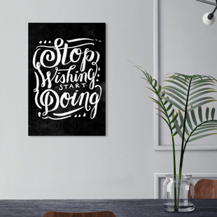 TRULE Lynch Start Doing Noir On Canvas Textual Art