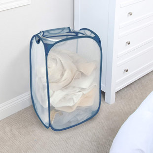 SMARTDESIGN Mesh Laundry Hamper with Handles