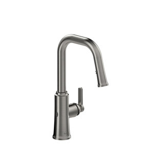 RIOBEL Trattoria Pull-Down Touchless Kitchen Faucet With U-Spout