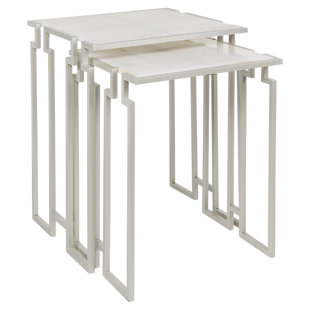 ELLAHOME Bosphorus Stone Top Nesting Tables
